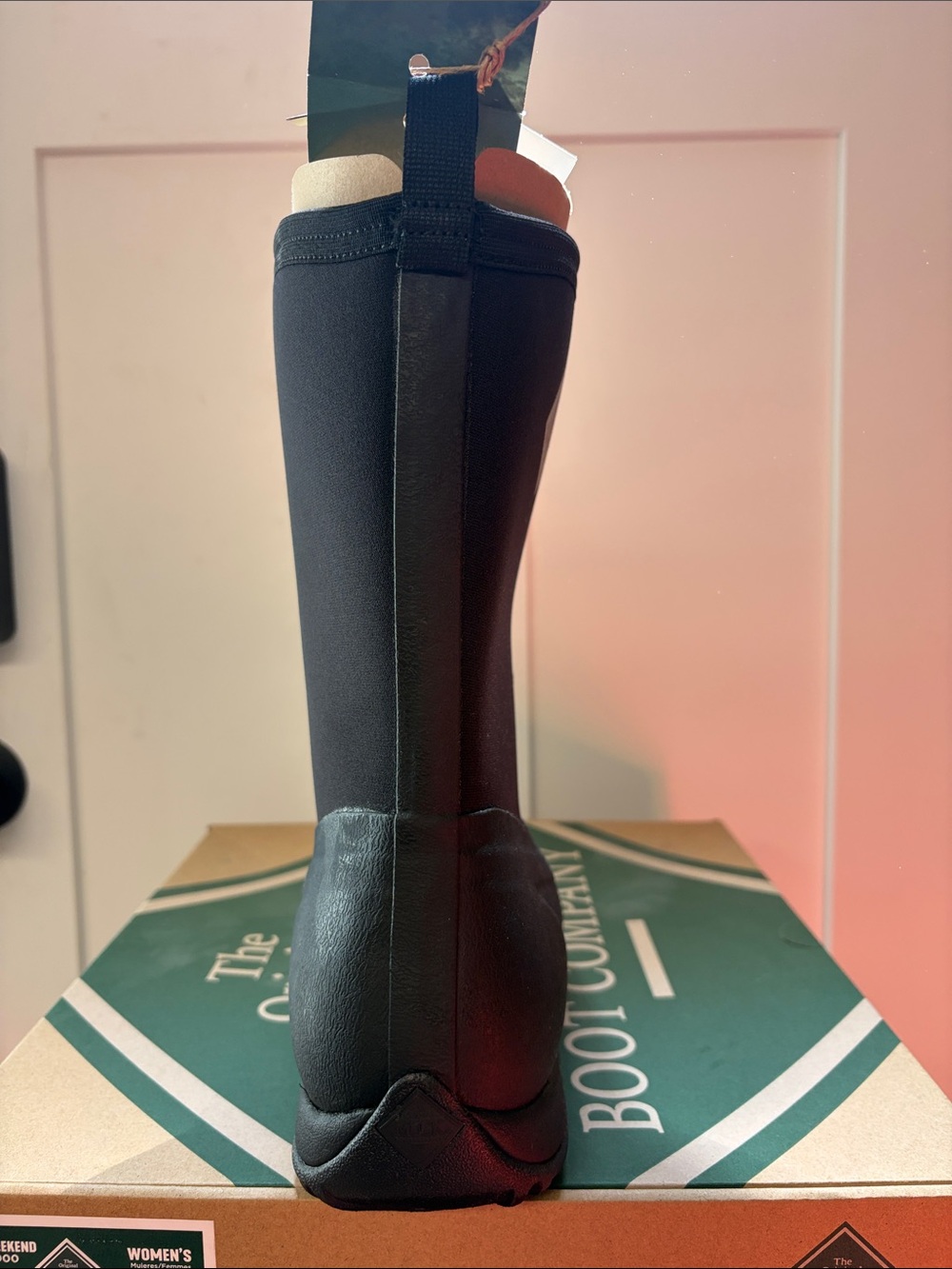 Women's Muck Boot Co. Arctic Weekend Black Waterproof Mid-Calf Boot Size 9M NWT - Picture 4 of 7